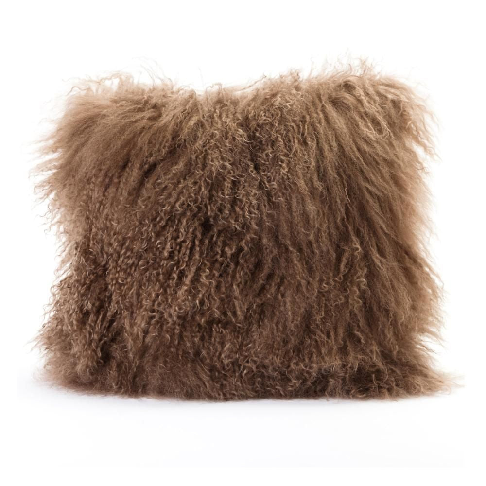 Lamb Fur Pillow Natural