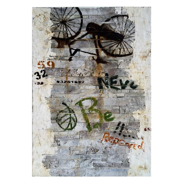 Bike Graffiti Wall Décor