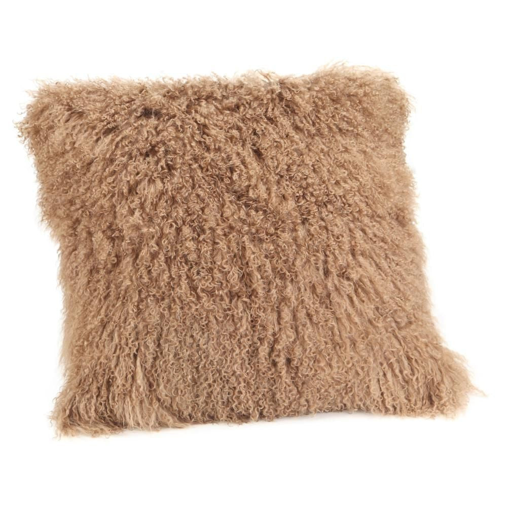 Lamb Fur Pillow Large Natural