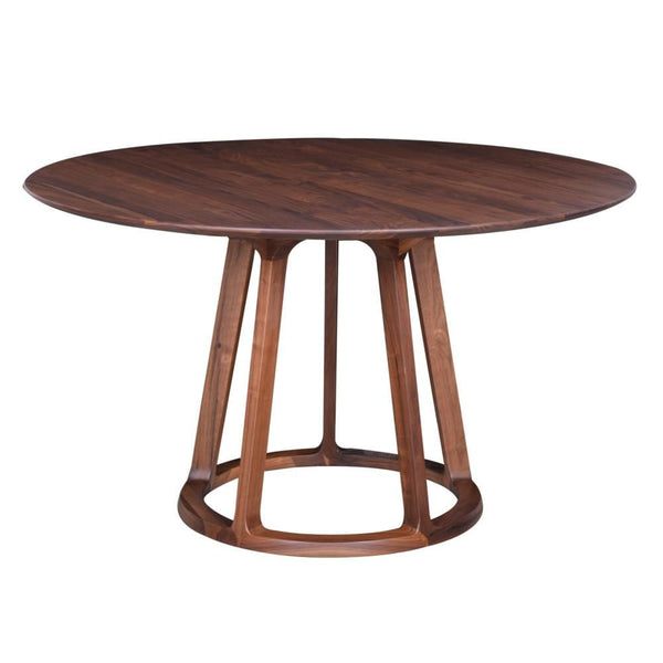 Aldo Round Dining Table Walnut