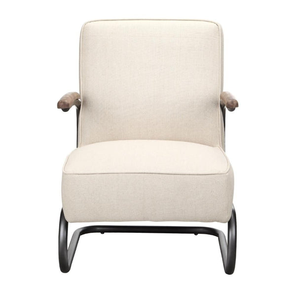 Perth Club Chair Beige Fabric