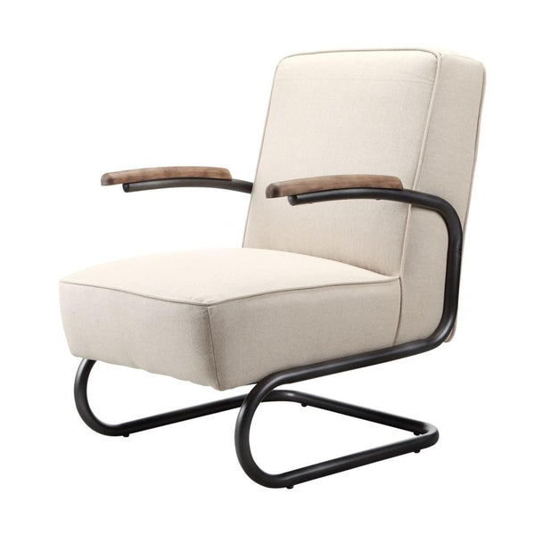 Perth Club Chair Beige Fabric