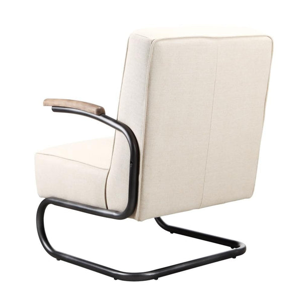 Perth Club Chair Beige Fabric