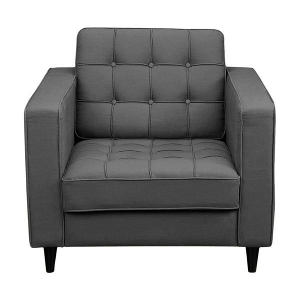 Romano Club Chair Dark Grey