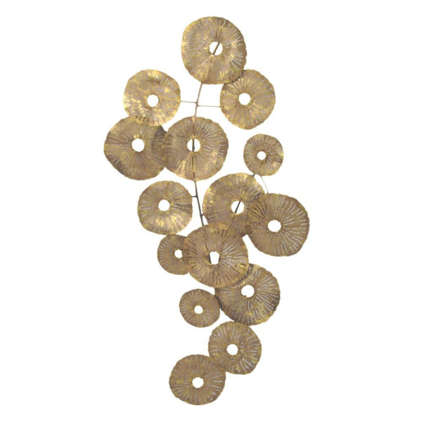Small Circles Wall Décor Gold