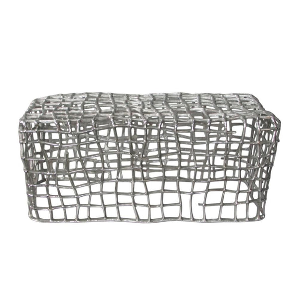 Cage Bench Silver