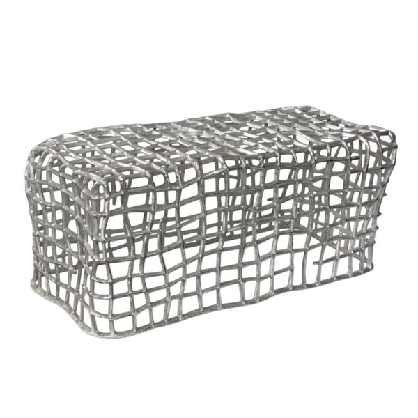 Cage Bench Silver