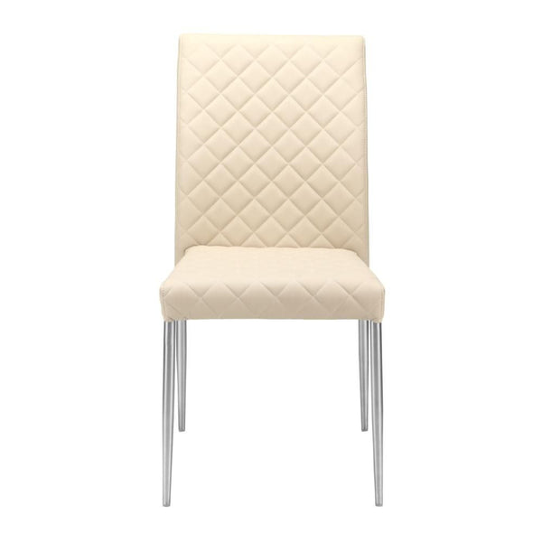 Cali Dining Chair Cream White - M2