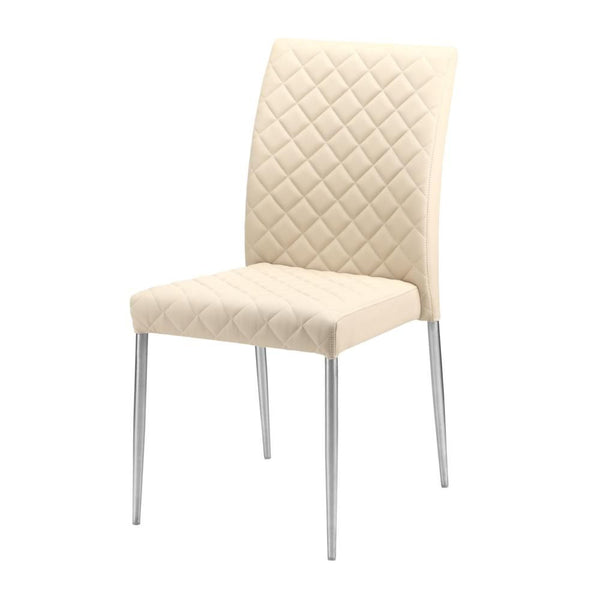 Cali Dining Chair Cream White - M2