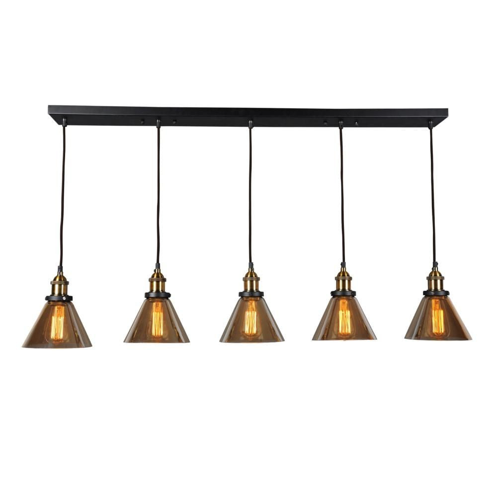 Marta Linear 5 Light Pendant Lamp