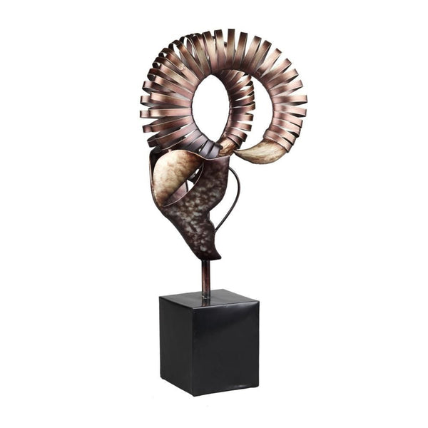 Horn Sculpture On Stand