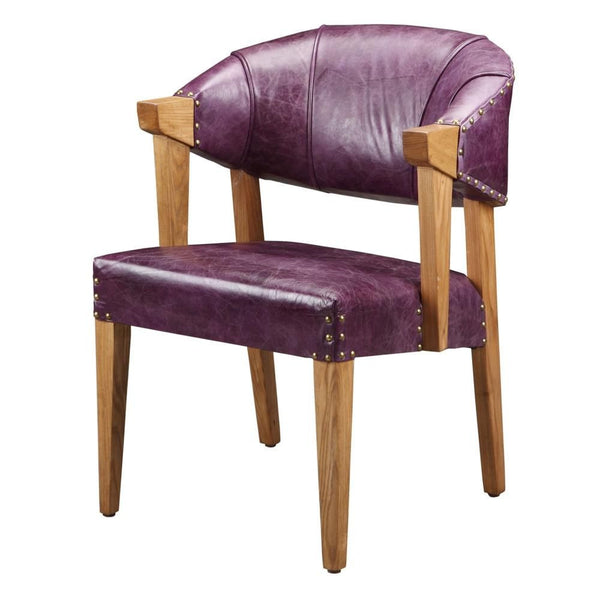 Theodore Club Chair Purple