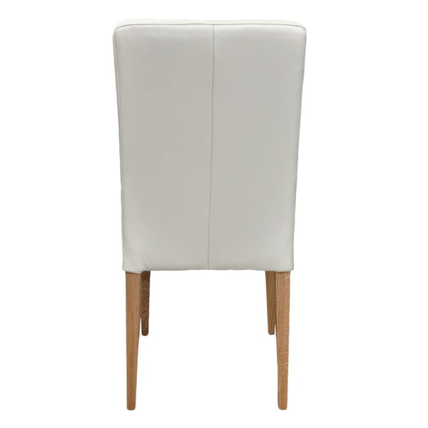 Marcelle Leather Side Chair White-M2