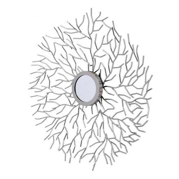 Branch Mirror Silver