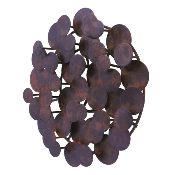 Moon Discs Wall Art Bronze