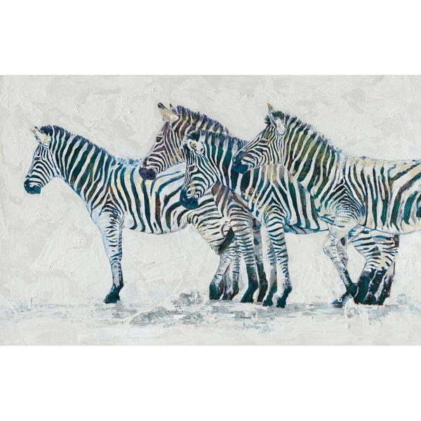 Iridescent Zebras Wall Décor