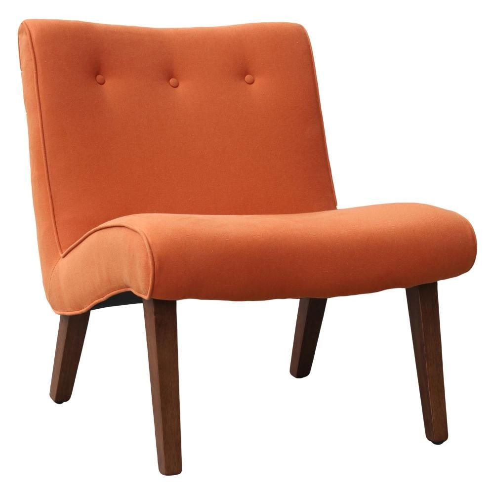 Mancini Lounge Chair Orange-M2