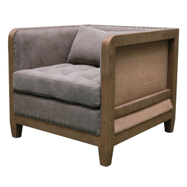 Cosette Club Chair Grey