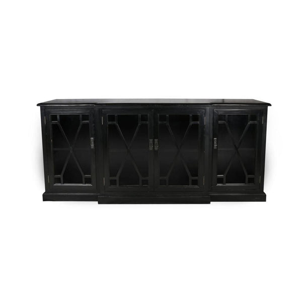 Capulet 4 Door Sideboard Black