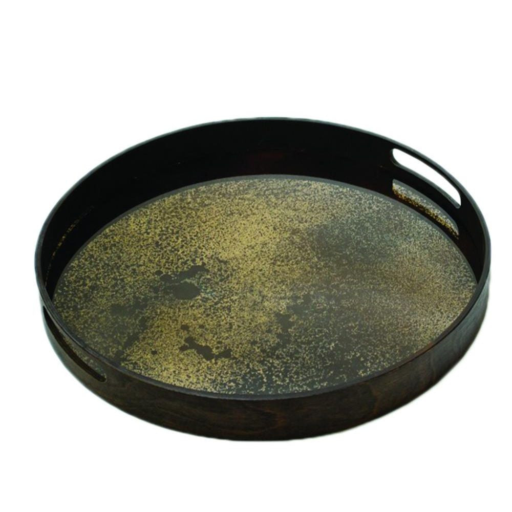 Sera Round Tray Bronze-M5 by Furniture and Things