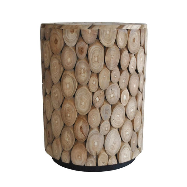 Medallion Stool Round Natural