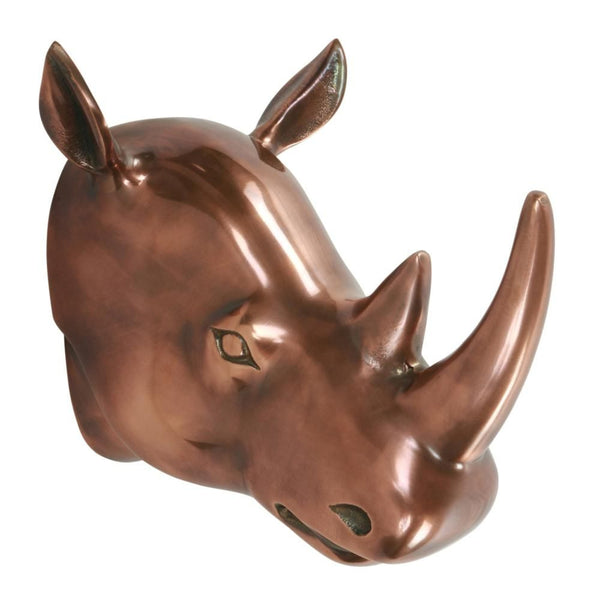 Clara Rhino Wall Décor Copper