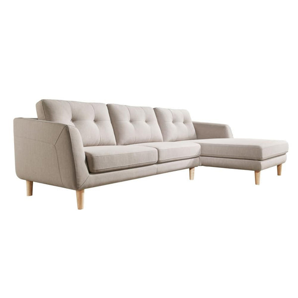 Corey Sectional Light Grey Right