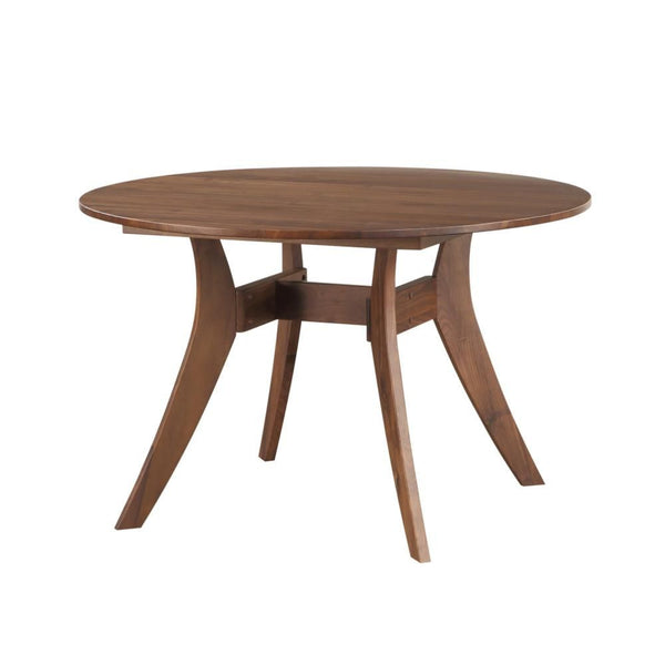 Florence Round Dining Table Walnut 42"