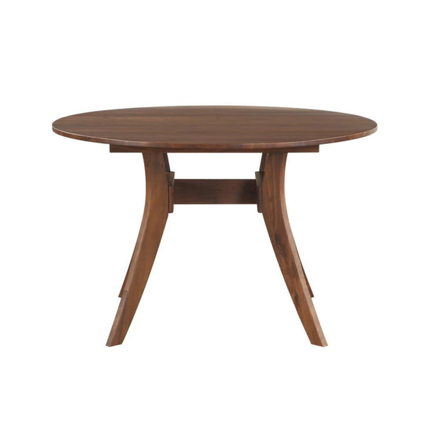 Florence Round Dining Table Walnut 42"