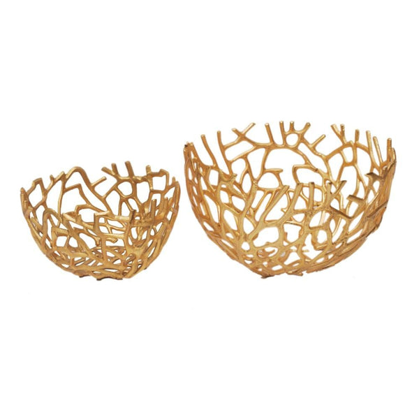 Nest Bowls Gold Set Of 2