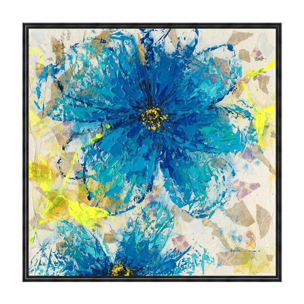 Cornflower Wall Décor W/ Frame