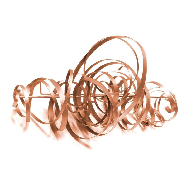 Spirals Wall Art Rose Gold