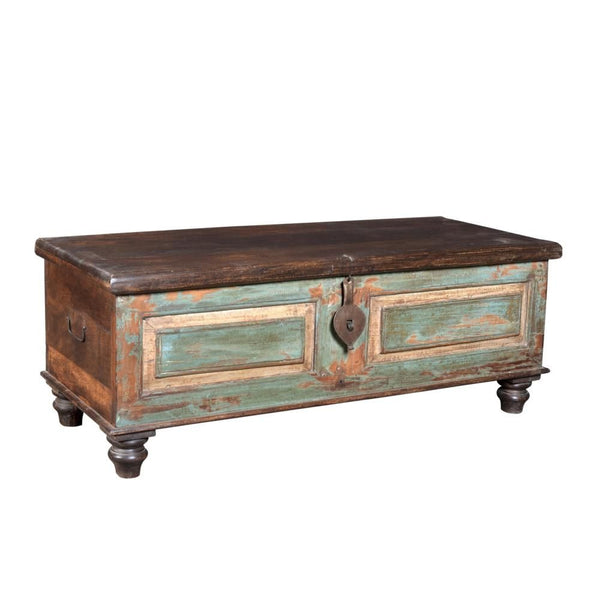 Rustic Teak Trunk Coffee Table