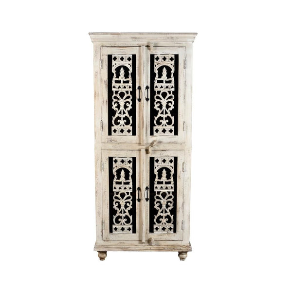 Blanchett Tall Two Door Cabinet Whitewashed