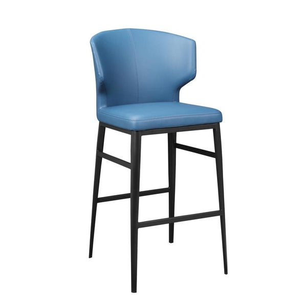 Delaney Bar Stool Steel Blue