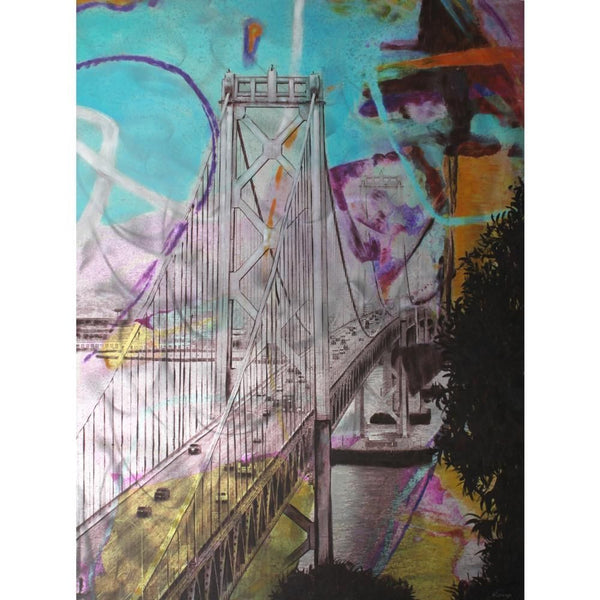 Bay Bridge Blue Wall Décor