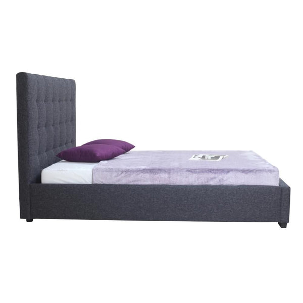 Belle Storage Bed California King Charcoal