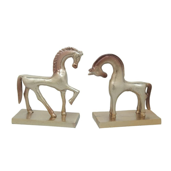 Apollo And Artemis Horse Sculptures Set Of 2