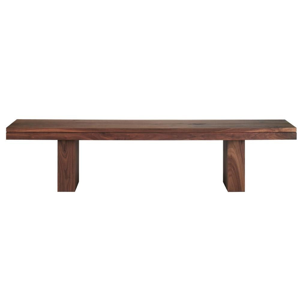 Double Walnut Bench Large