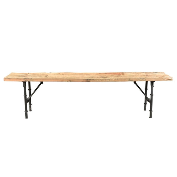 Drainpipe Dining Bench