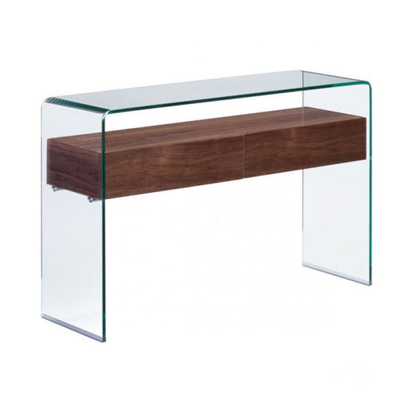 Shaman Console Table Walnut