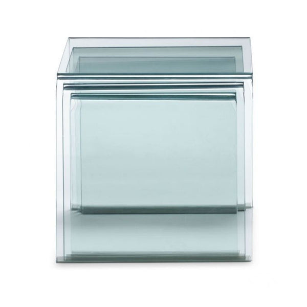 Explorer Nesting Table Clear Glass