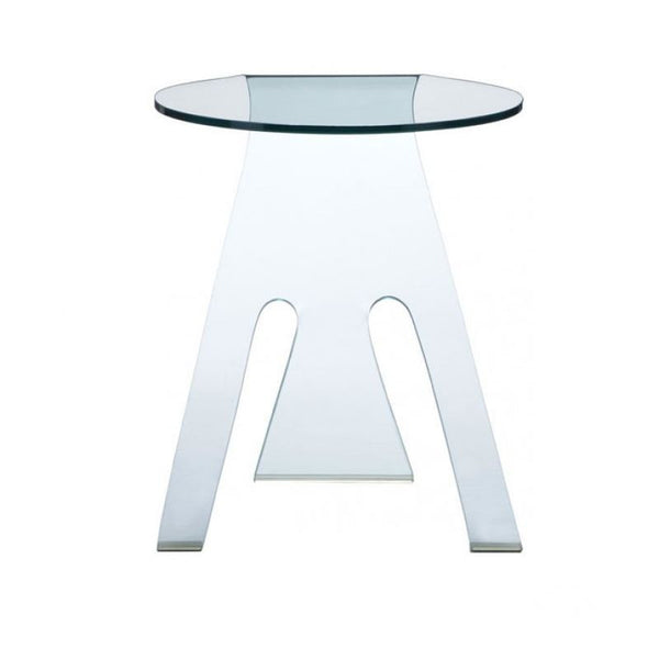 Journey Side Table Clear Glass