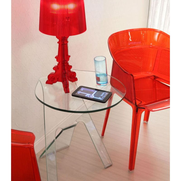 Journey Side Table Clear Glass