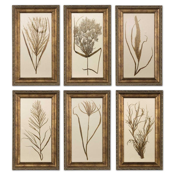 Wheat Grass I, II, III, IV, V, VI -