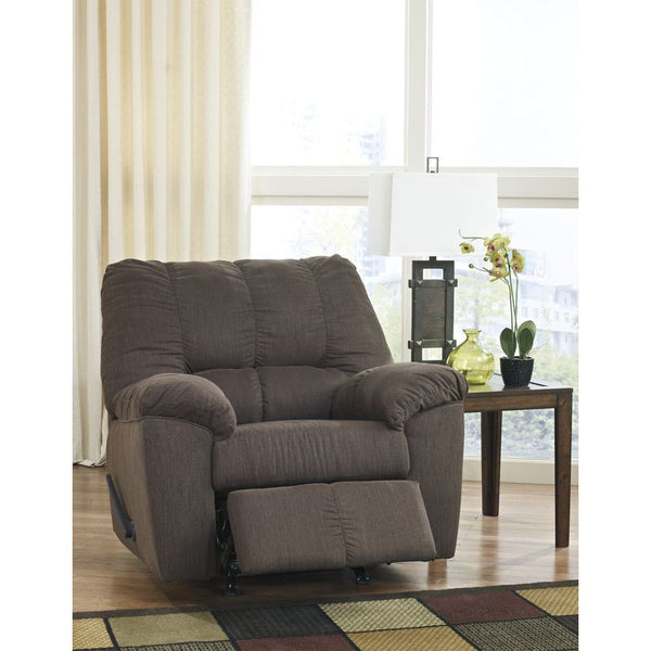 Zyler - Coffee Rocker Recliner