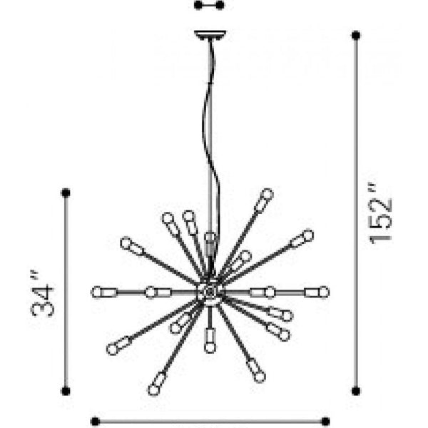 Physics Ceiling Lamp