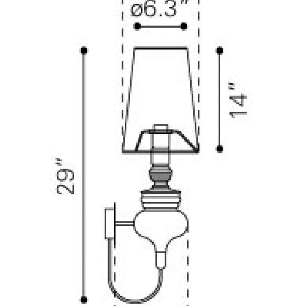 Idea Wall Lamp Chrome