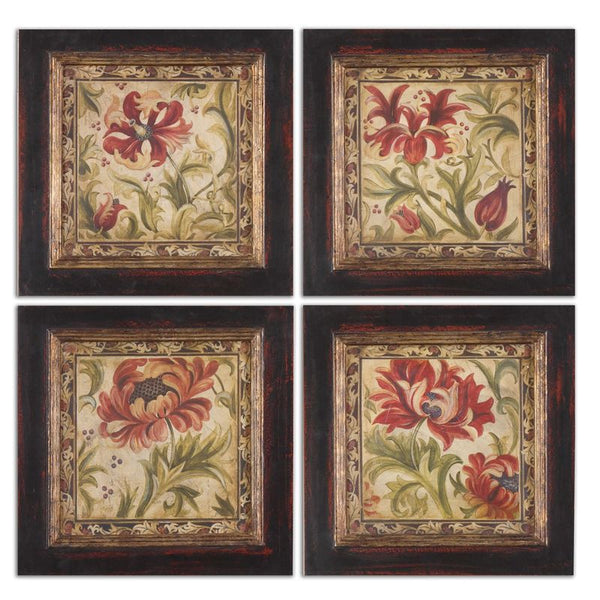 Floral Daydream I, II, III, IV,  S/4