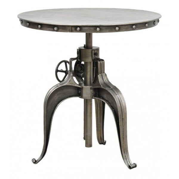 Afton Crank Table 30 Nickel